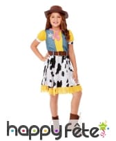 Costume de petite fille cow boy