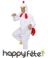 Costume de poulet blanc