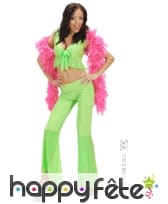 Costume danseuse samba de janeiro vert fluo