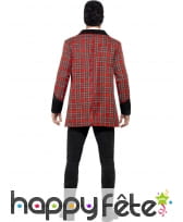 Costume de Teddy Boy, tartan rouge, image 1