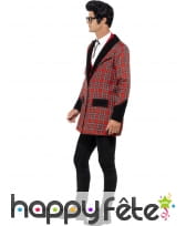 Costume de Teddy Boy, tartan rouge, image 2