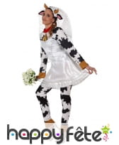 Costume de vache mariée