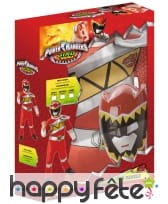 Costume en coffret de Power Rangers Rouge, image 1