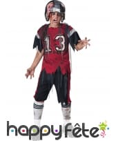 Costume enfant footballeur américain zombie