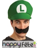 Chapeau et moustaches de luigi