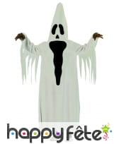 Costume fantome blanc pour enfant