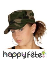 Casquette militaire ajustable