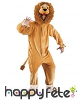 Costume mascotte de lion pour adulte