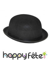 Chapeau melon noir taille adulte