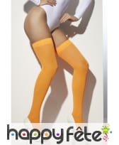 Collants orange fluo