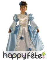 Costume princesse bleue fille