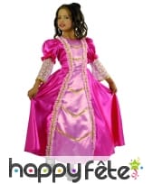 Costume princesse enfant rose