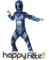 Combinaison Power Rangers Bleu avec masque, enfant, image 1