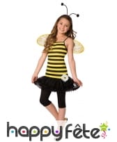 Costume rayé jaune et noir de petite abeille, image 1