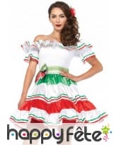 Costume robe mexicaine courte