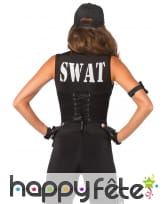 Combinaison SWAT noire pour femme, image 1