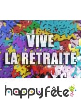 Confettis vive la retraite