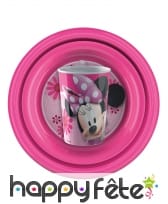 Coffret vaisselle Minnie Mouse en plastique