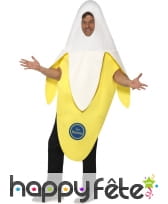 Déguisement banane épluchée