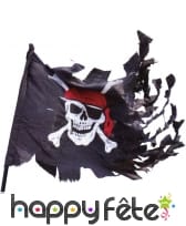 Drapeau de pirate usé