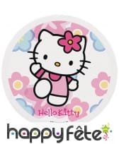 Disque en sucre Hello Kitty, 16cm