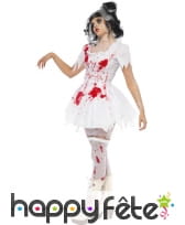 Déguisement lolita blanc zombie, image 1