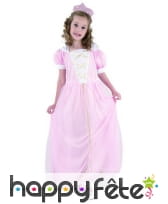 Déguisement robe princesse rose pour petite fille, image 3