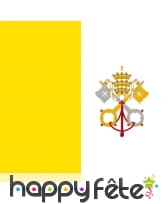 Drapeau Vatican sans motif (50x75)