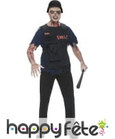 Déguisement zombie swat