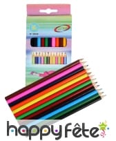 Etui de 12 crayons de couleurs (18 cm)