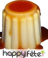 Flan caramel en gelatine