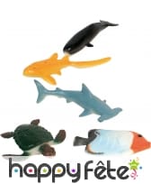 Figurines d'animaux marins