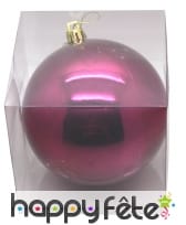 Grosse boule de noel boreau brillant. 20cm