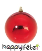 Grosse boule de noël rouge