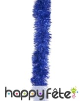 Guirlande chenille de noel, couleur bleu 2 M