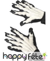 Gants monstres noir blanc