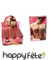 Jeu de 54 cartes homme sexy