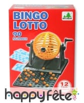 Jeu du lotto ou bingo