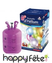 Kit bombonne d'helium de 0.25 m3 et 30 ballons