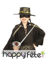 Kit d'accessoires de Zorro pour enfant