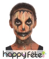 Kit de maquillage visage de citrouille halloween, image 4