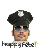 Lunettes fumée de policier