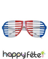 Lunettes grille drapeau francais