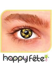 Lentilles tourbillons marron jaune