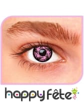 Lentilles tourbillons rose