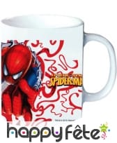 Mug blanc spiderman