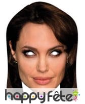 Masque carton Angelina Jolie