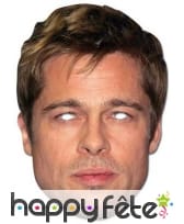 Masque carton Brad Pitt