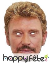 Masque carton Johnny Hallyday