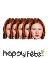 Masque de Amy Pond en carton, Doctor who, image 1